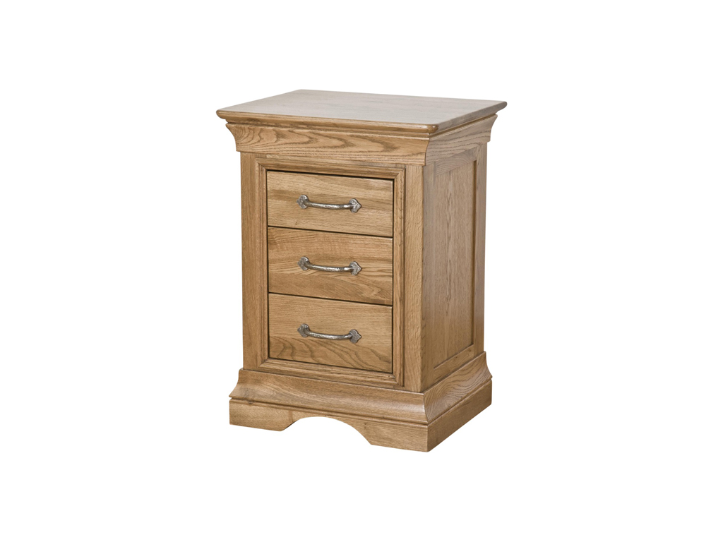 FO 3 Drawer Bedside