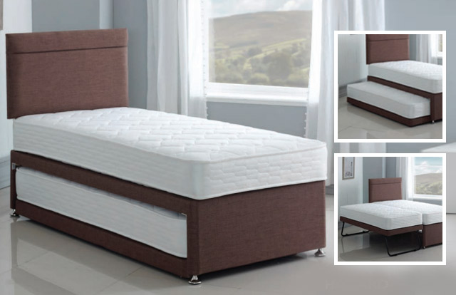 Guest bed low hazard mattress