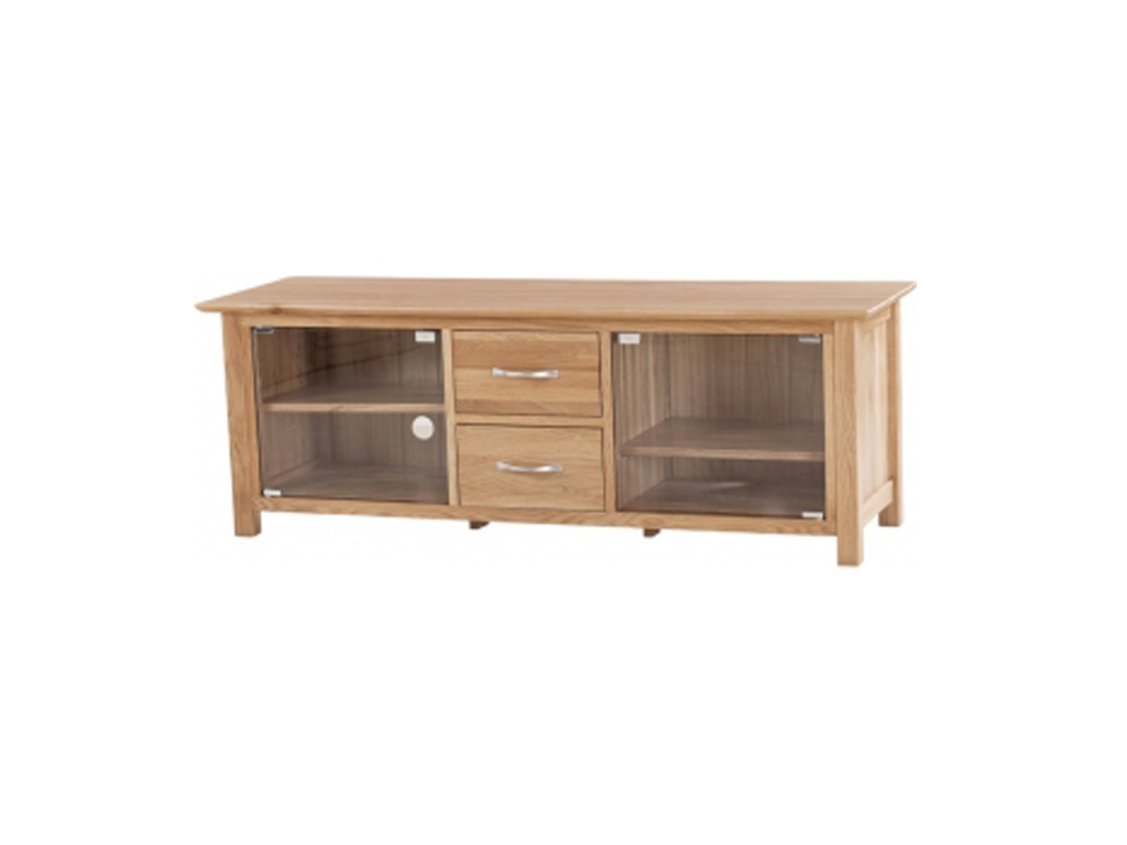 MOR LARGE TV UNIT WITH GLASS DOORS