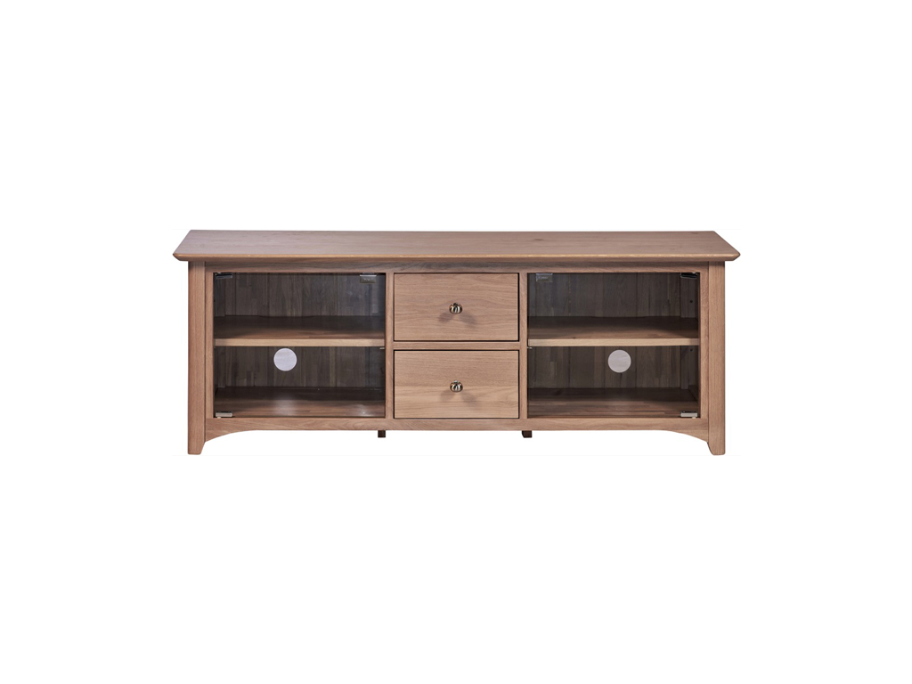 TO Large TV Unit With Glass Doors