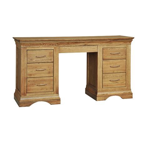 FO Double Pedestal Dressing Table
